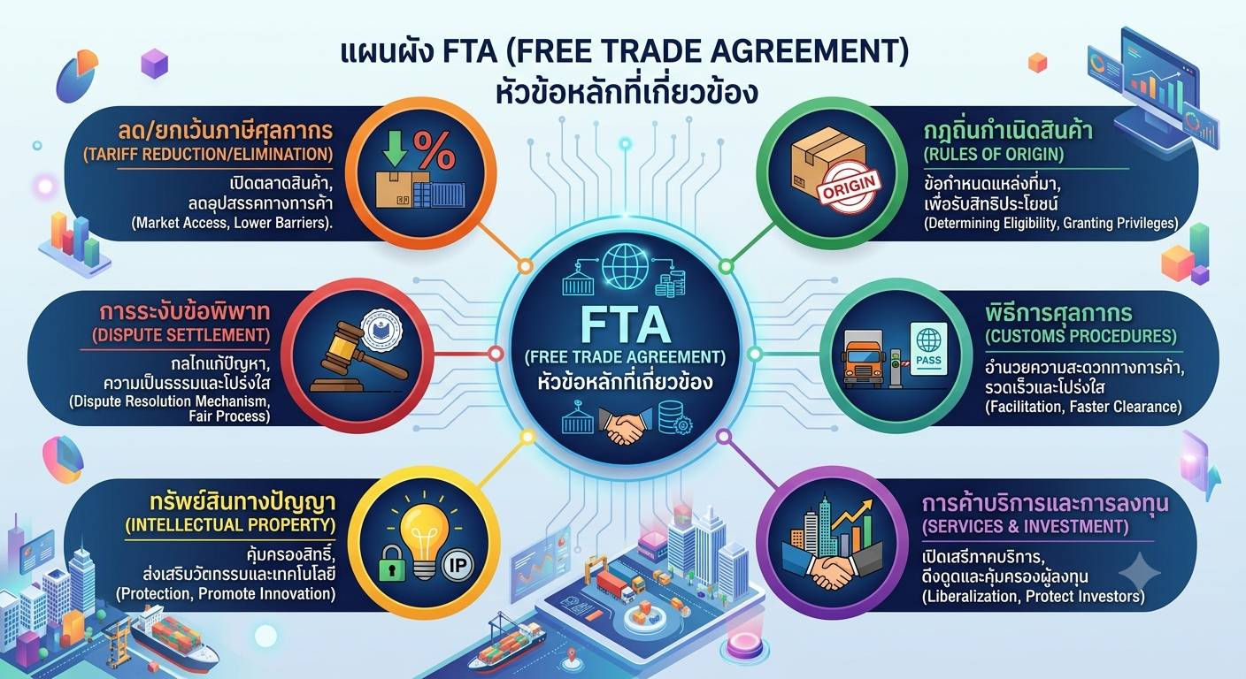 สิทธิ FTA ต้องตรวจอะไรบ้างก่อนคาดการณ์การลดภาษี